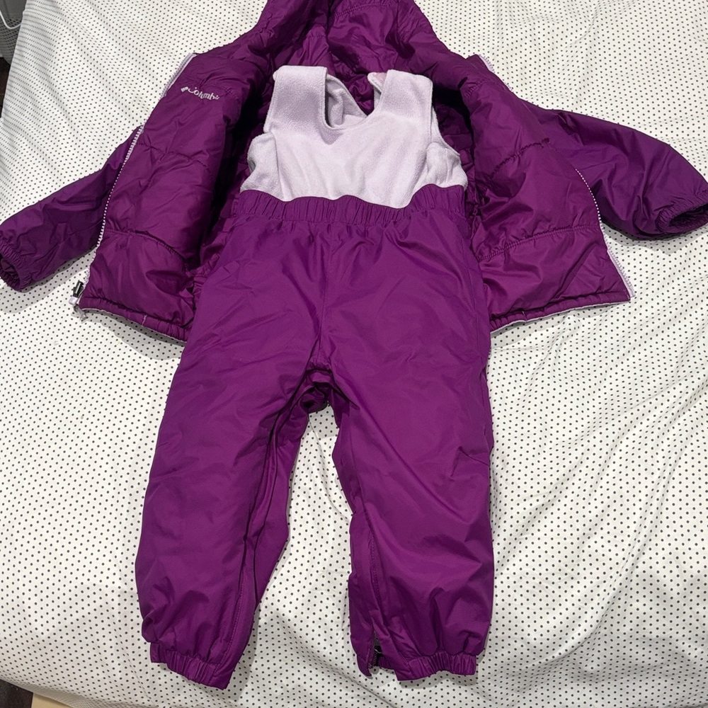 Columbia Vibrant Purple Winter Set